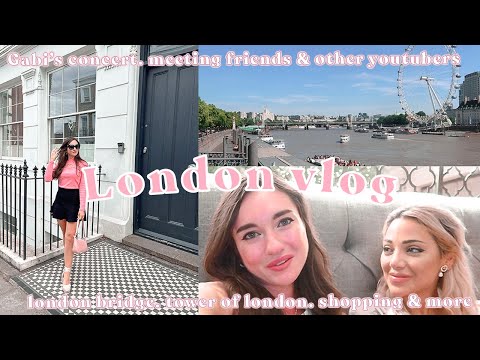 London Vlog 2022 / Come with me to Gabi's concert, shopping & more!