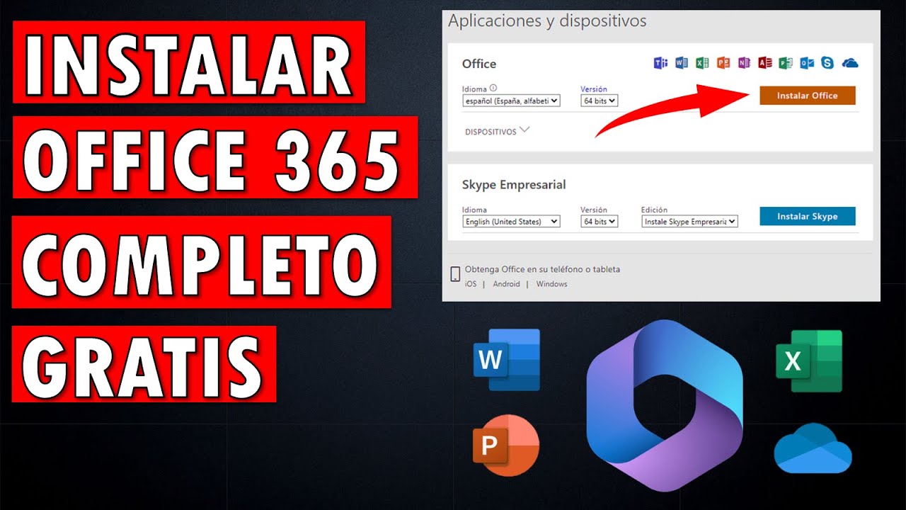 C mo Tener OFFICE 365 GRATIS COMPLETO 2023 Word Excel PowerPoint 