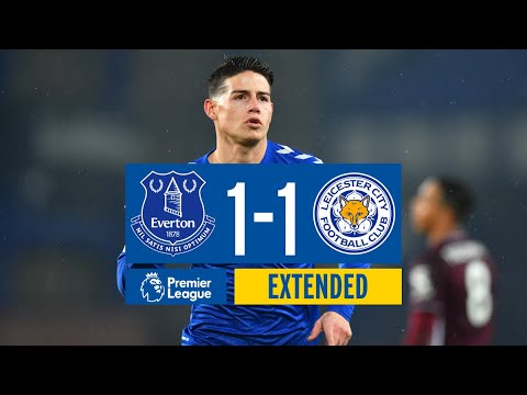 EXTENDED HIGHLIGHTS: EVERTON 1-1 LEICESTER CITY