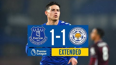 EXTENDED HIGHLIGHTS: EVERTON 1-1 LEICESTER CITY