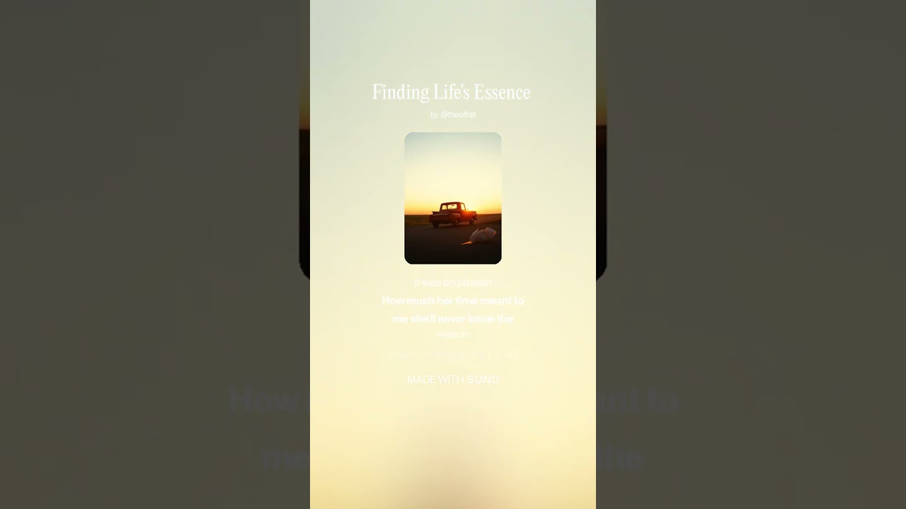 Finding Life's Essence - The OffAll