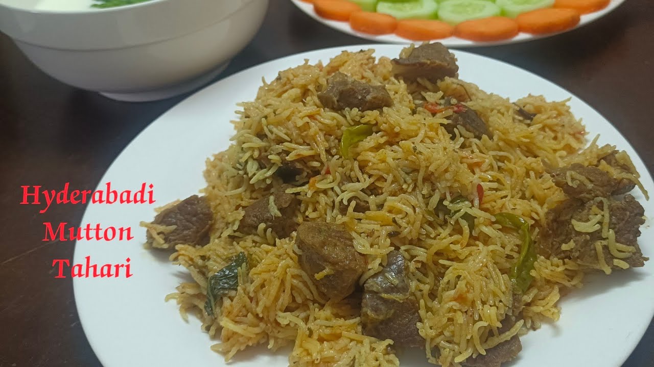 Famous Hyderabadi Mutton Tahari ..step by step..fast and quick recipes
