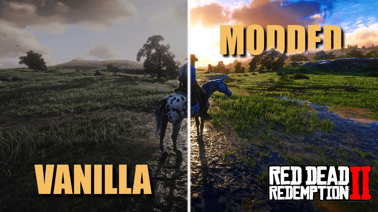 7 Graphics Mods Compared | Vanilla vs Modded - RDR2 (3 Weather Tests ...