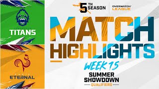 @vancouvertitans vs @VegasEternal  | Summer Showdown Qualifiers Highlights | Week 15 Day 4