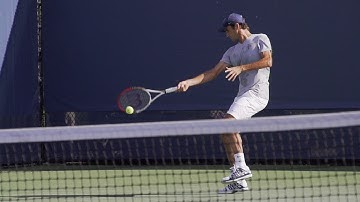 Roger Federer Forehand In Super Slow Motion 4 - 2013 Cincinnati Open