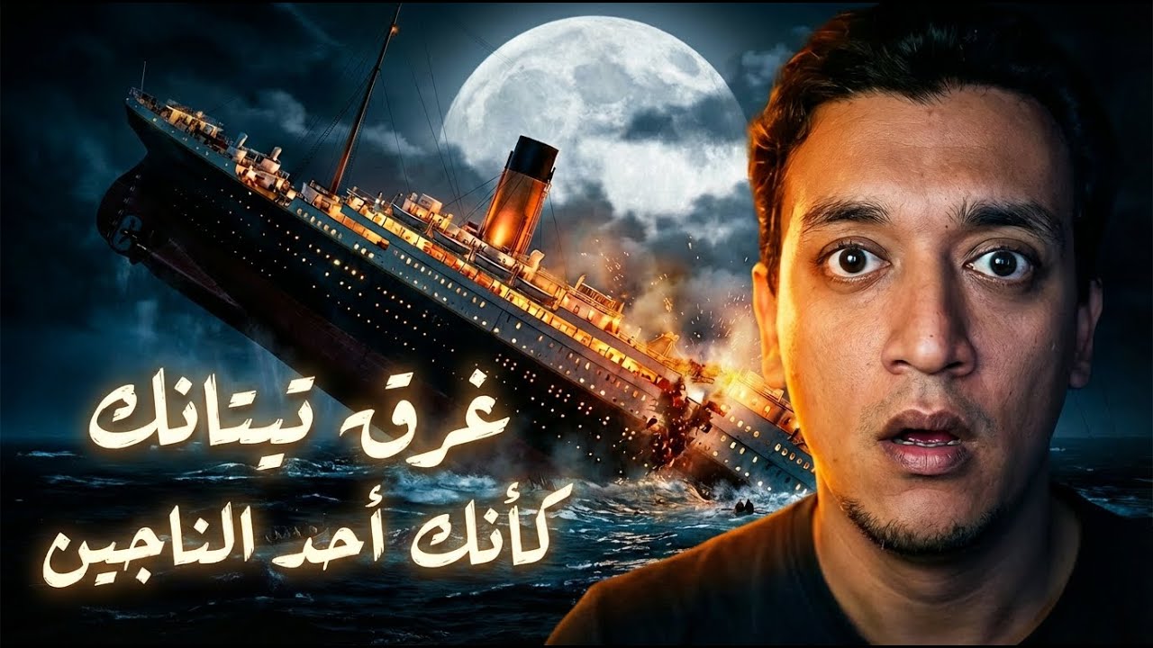 غرق سفينة تيتانك وكانك تسمع احد الناجيين