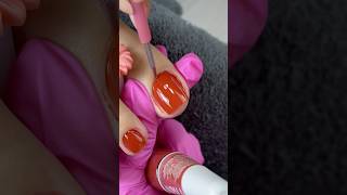 Essa esmaltação ficou top demais 😱 #nails #unhas #pes