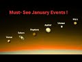 6 Planets Align! Must-See January Events