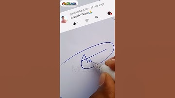 Ankush Sign By Fountain Pen