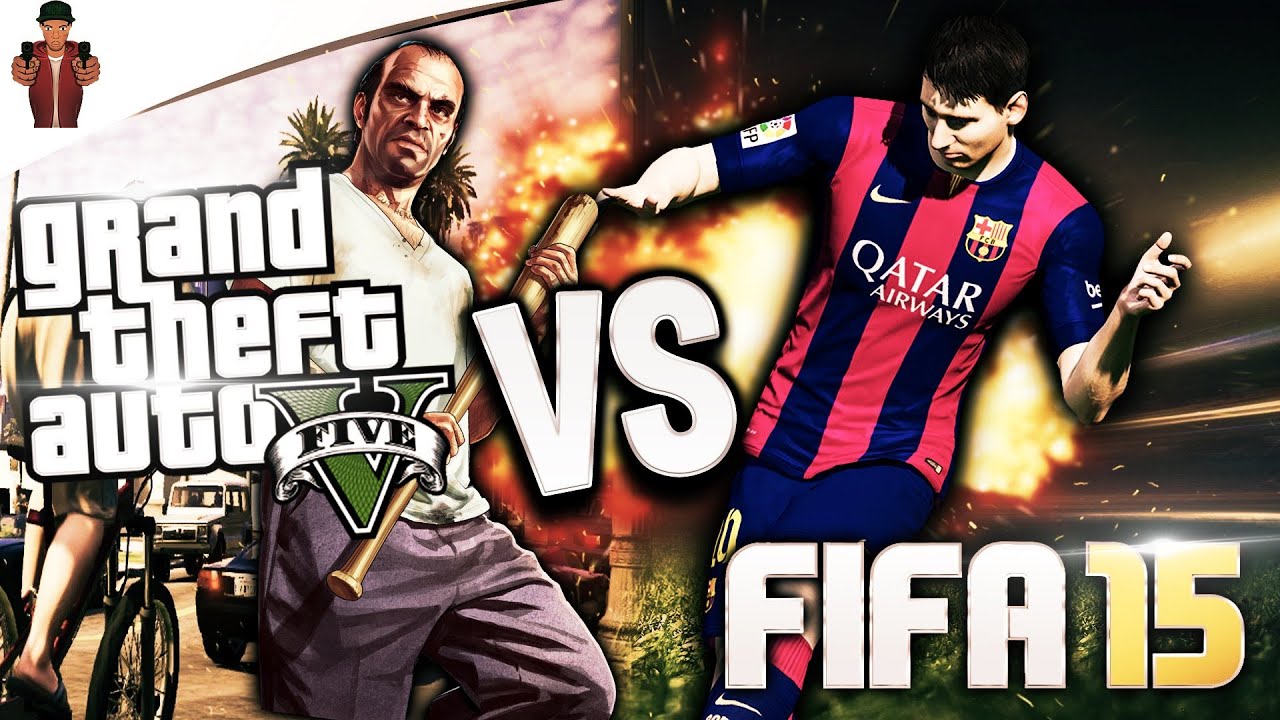 Grand Theft Auto 5 + FIFA 15 + Need For Speed Rivals - PlayStation