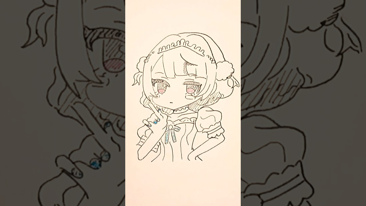 프린세스 우이를 독특하게 그려봤어!! #マチアプリンセス #雨衣