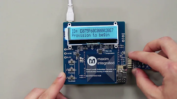 Securely Control Sensors and IoT Nodes with the MAXREFDES143 -- Maxim