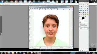 Passport photos at Walmart for 19 cents using free tools - GIMP screenshot 5