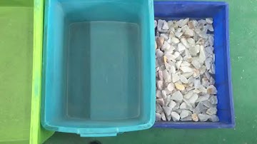 Quartz stone(30-40cm) color sorter machine,color sorter video,sorting video