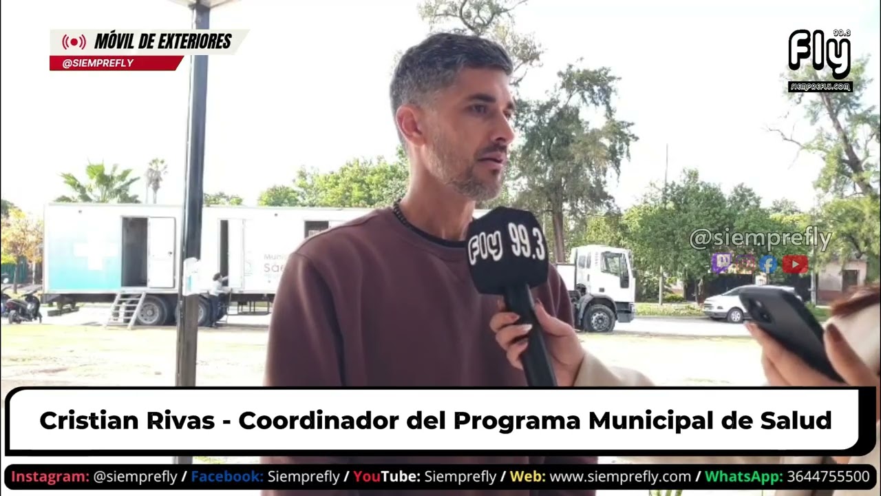 🔴𝗠𝗢́𝗩𝗜𝗟┃El dia de ayer dialogamos con Cristian Rivas - Coordinador del Programa Municipal de Salud