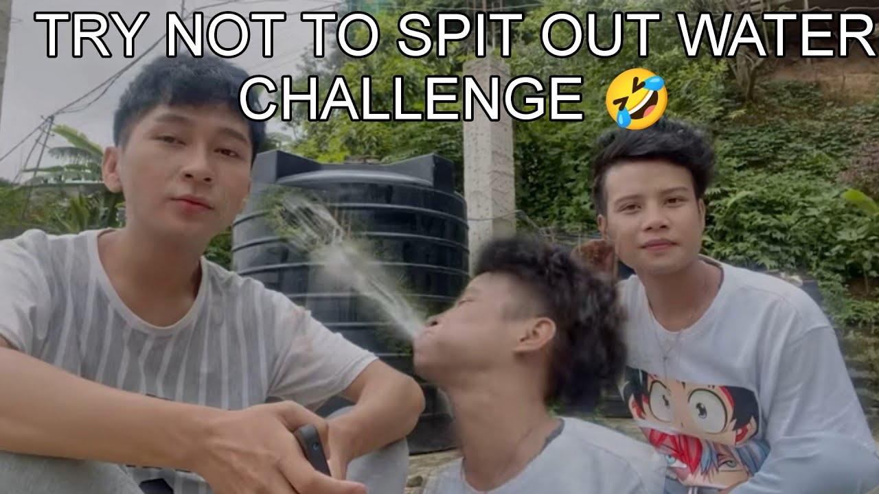 TRY NOT TO SPIT OUT WATER CHALLENGE 🤣Zualtea(Kungi) & Jason (Hrangi ...