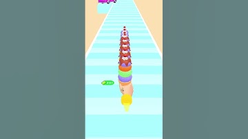 Ice Cream Stack Runner Game (Android and iOS) II #Games