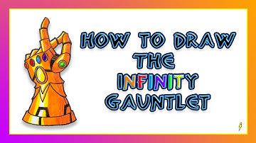 Avengers Infinity War | INFINITY GAUNTLET | How to Draw | Step by Step