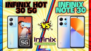 Infinix Hot 30 5G vs Infinix Note 30 | infinix | Android Smart phones | Indian Brand | 2023 | ??????