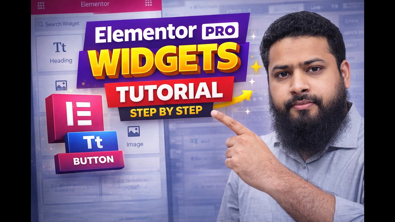 Elementor Widget Tutorial - Pro Widget Tutorial - YouTube