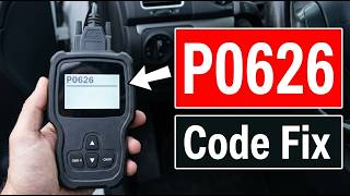 How To Fix P0626 Code - Generator Field Terminal High Voltage - Alternator Fix