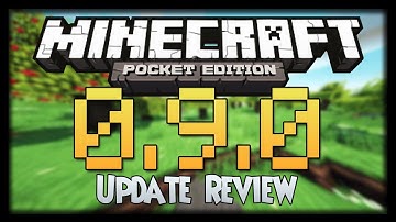 Minecraft Pocket Edition: 0.9.0 Update Review & All Features (Monsters, Blocks, Worlds, & More!)