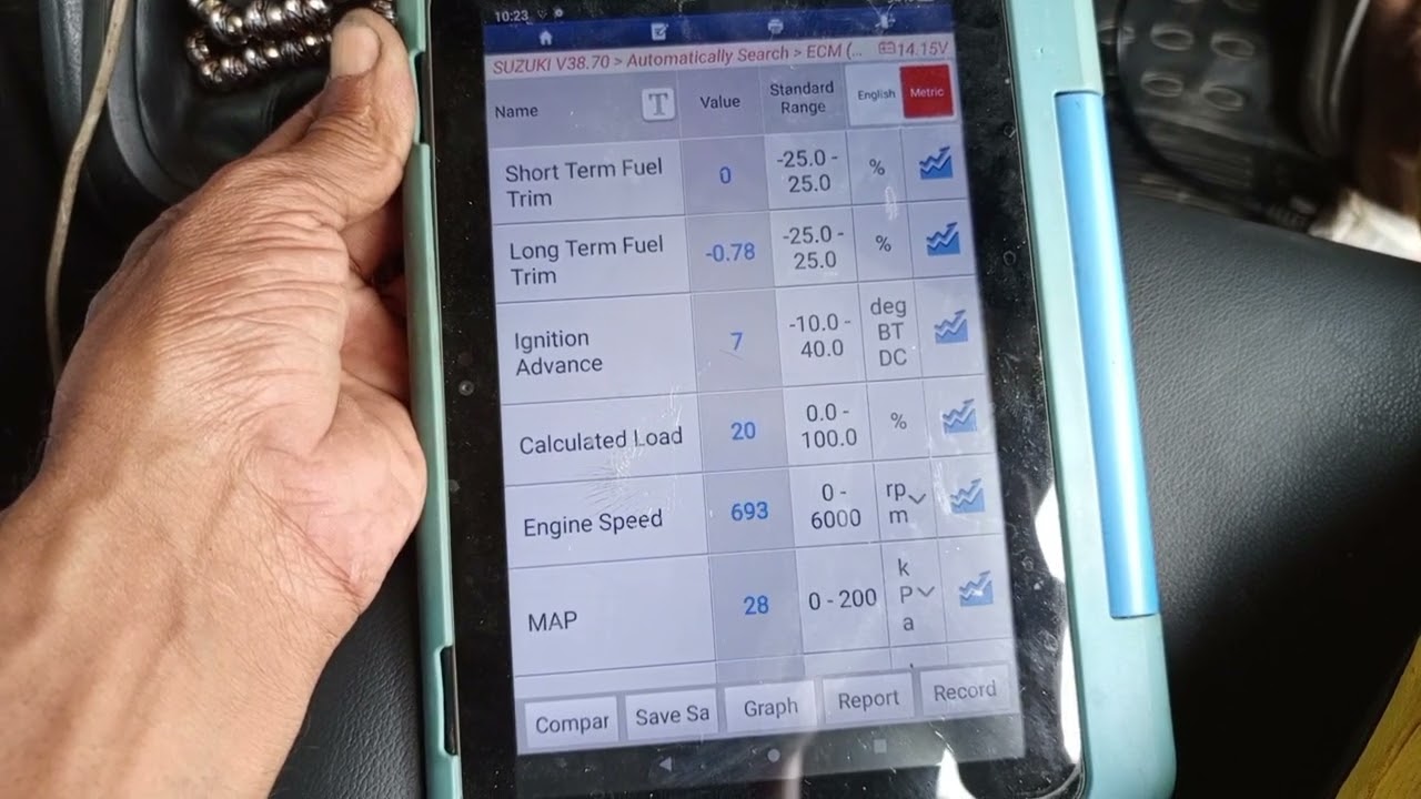 Suzuki cultus normal data reading || cultus clerio fuel mileage data reading