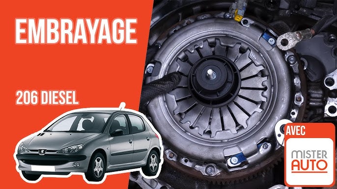 Changer le Câble d'Embrayage Peugeot 206 1.4 HDI 🚗 - YouTube