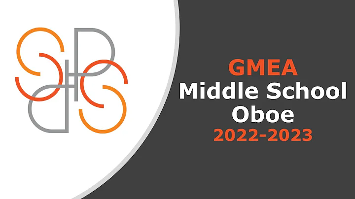 Oboe Middle School Etudes - GMEA 2022 - 2023 All S...