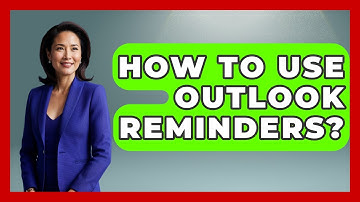 How To Use Outlook Reminders? - The Time Management Pro