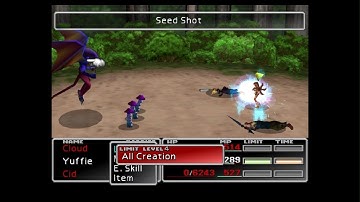FINAL FANTASY VII Yuffie limit break All Creation 2023.03.03