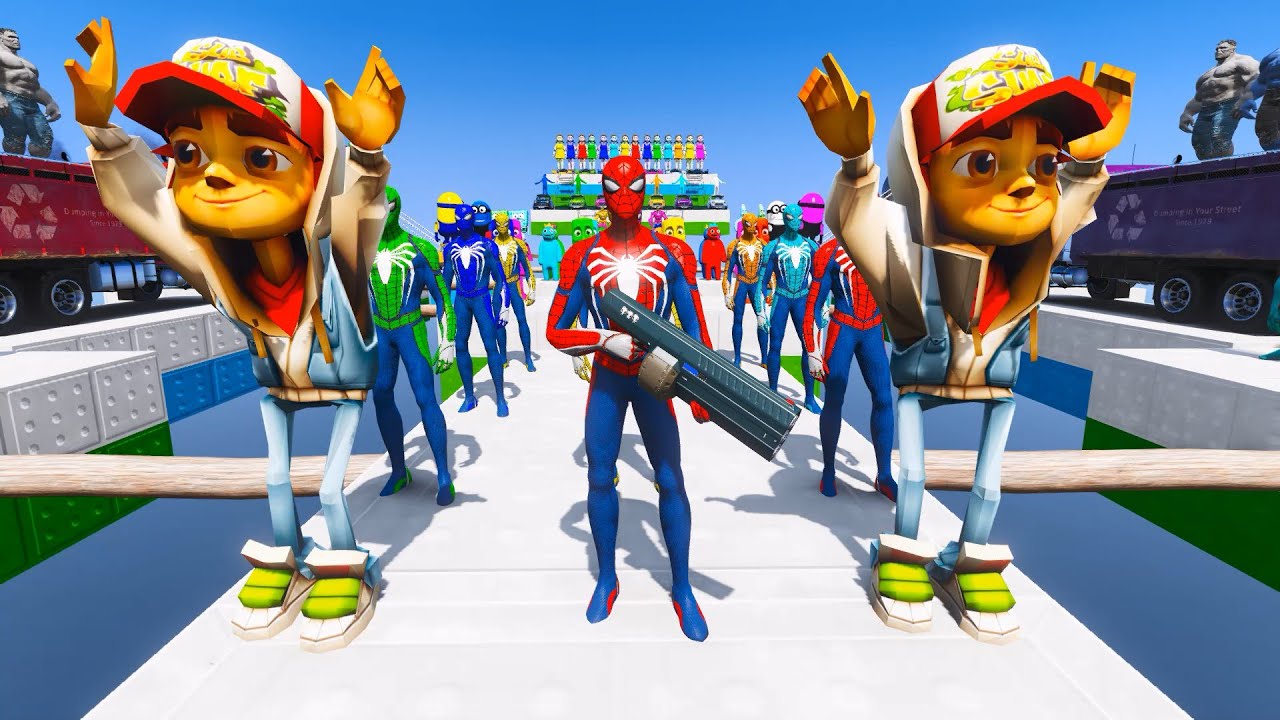 GTA 5 Epic Ragdolls | Spiderman and Super Heroes Jumps/fails (Euphoria Physics) Episode 230