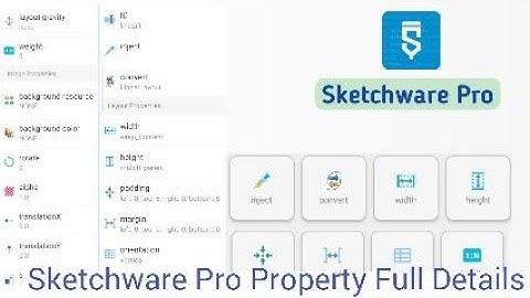 How to learn sketchware pro widget properties part4