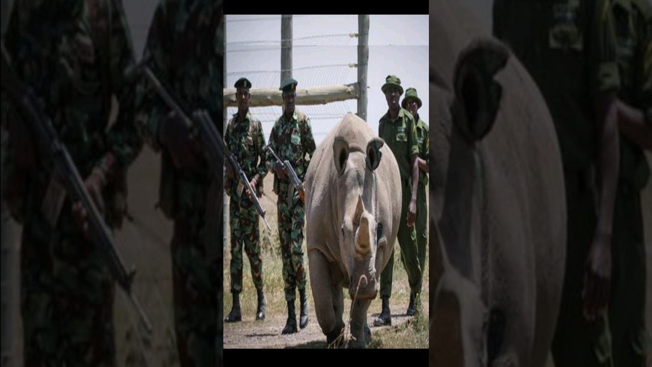 El Último Rinoceronte Blanco del Mundo🦏🦏🦏.
