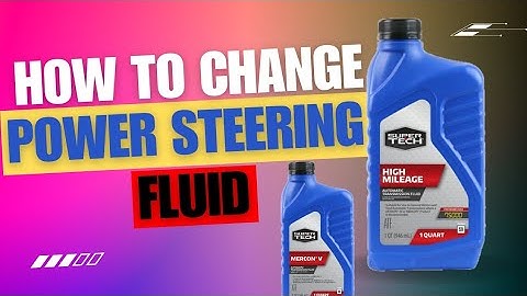 Power Steering Fluid DRAIN & REFILL (The Quickest 5-Minute Method)