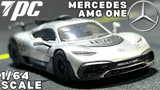 TPC 1/64 Scale Mercedes AMG ONE | Colour: Hightech Silver, Black, with Star Graphics/Gradient