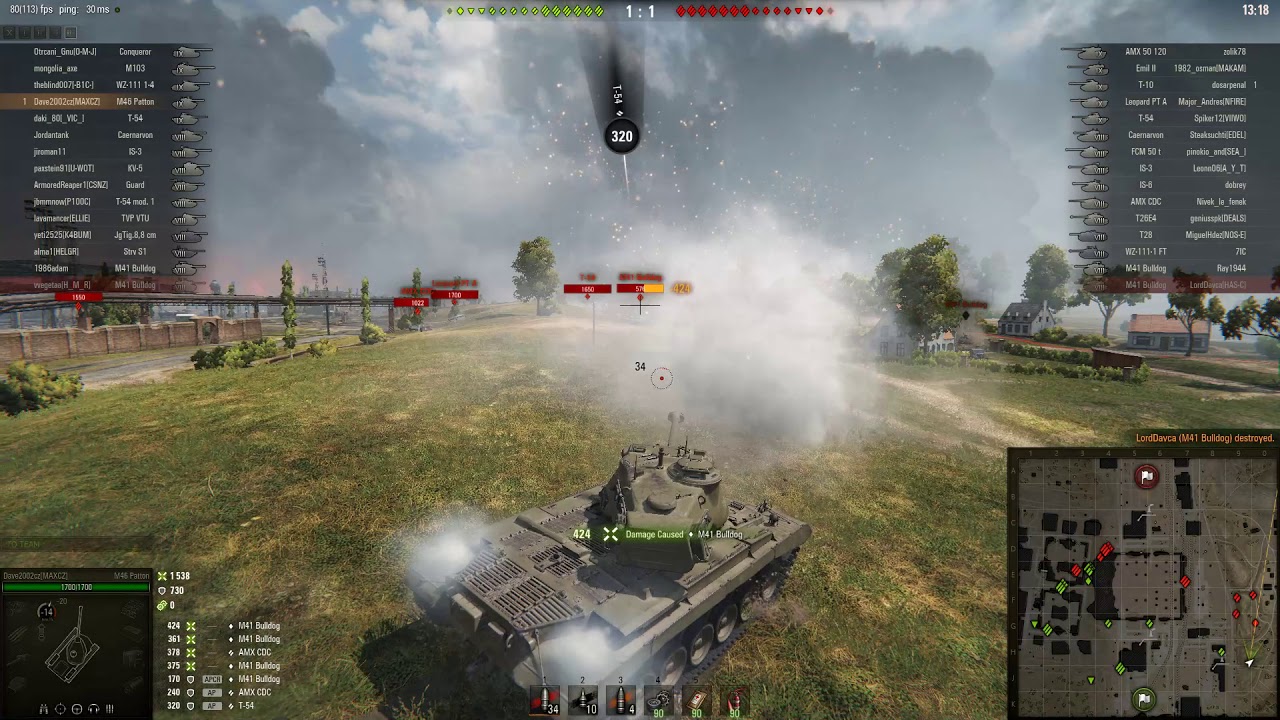M46 Patton (5K damage in Plisen)