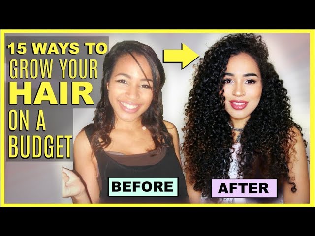 15 TIPS FOR HOW TO GROW LONG CURLY HAIR QUICKLY - ON A BUDGET!! - YouTube