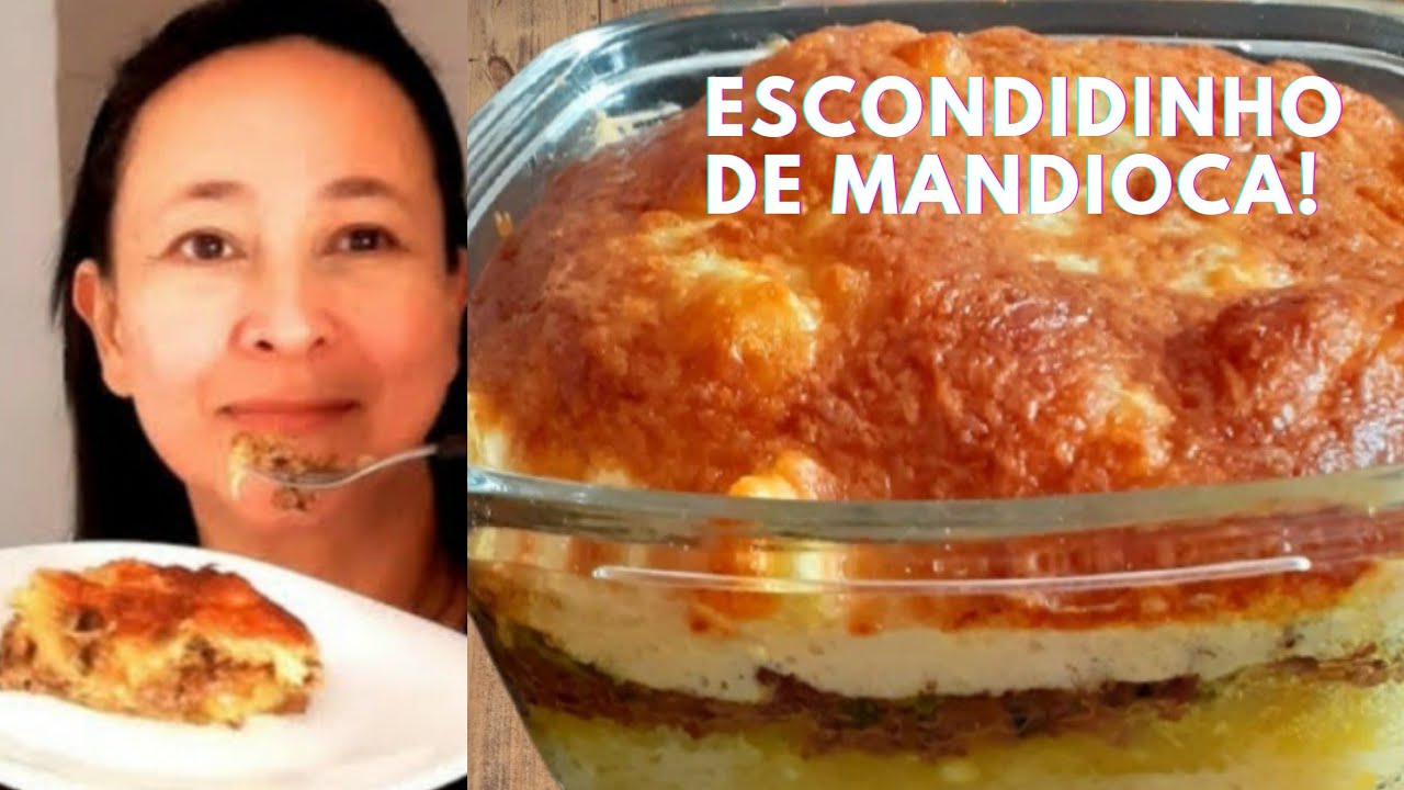 Como Fazer Escondidinho de mandioca com carne moída Fit! YouTube