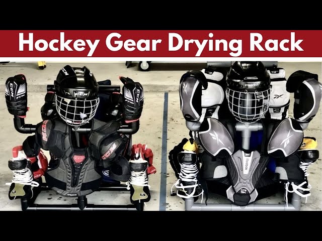 Hockey Gear Drying Rack Made with PVC