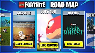 LEGO Fortnite's ROAD MAP has LEAKED! (HUGE CONTENT DROPS)