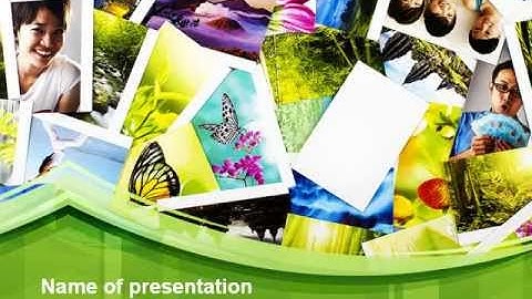 Summer Photo Collection PowerPoint Template by PoweredTemplate.com