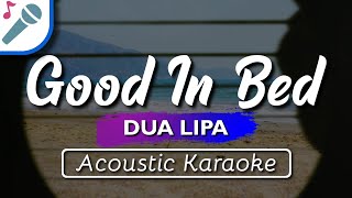 Video thumbnail of "Dua Lipa - Good In Bed - Karaoke Instrumental (Acoustic)"