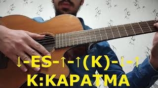 Eypio - Gömün Beni A Gitar Dersi Cover