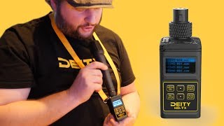 DEITY HD-TX Wireless XLR Transmitter and Recorder Hands-on, IBC2019