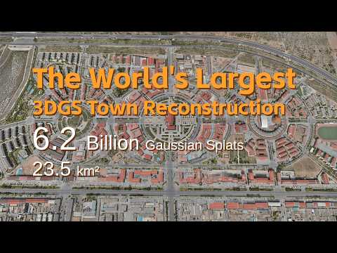 The World's Largest 3DGS Town Reconstruction: 6.2 Billion Gaussian Splats For Film Production