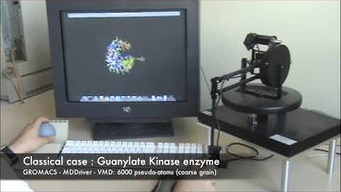 MDDriver - interactiv molecular dynamics experiments