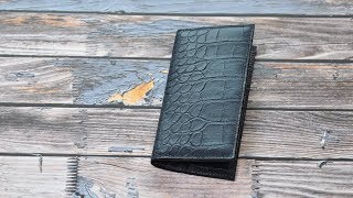 Making a Leather Long Wallet / With Coin Zipper Pocket screenshot 2