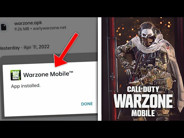 COD Warzone APK (Mobile Release Date) for Android