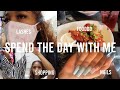 SPEND THE DAY WITH ME | Nails, lashes, eyebrows, shopping